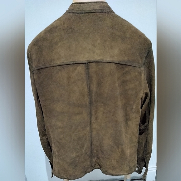 🆕🔥🔥!!SOLD!! Allsaints Brown Suede Jacket - Picture 3 of 5